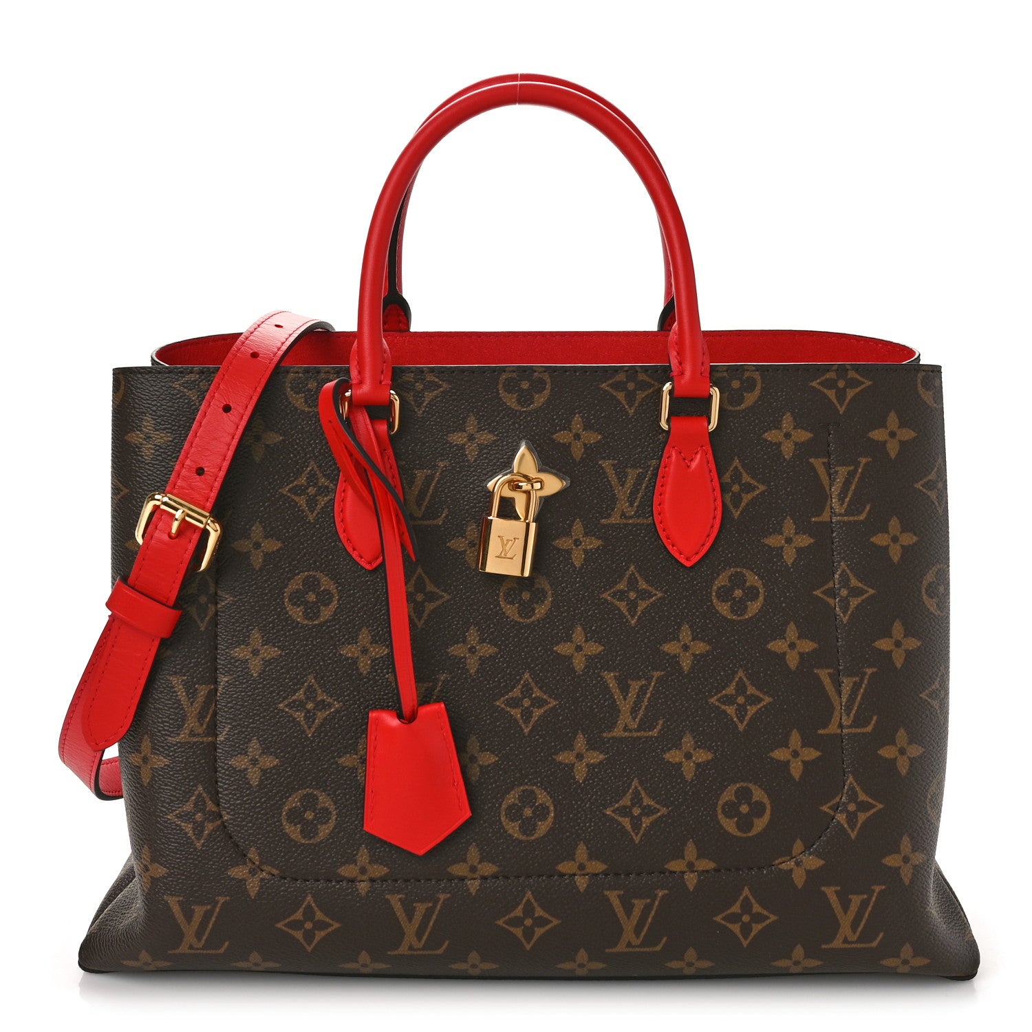 Louis Vuitton Monogram Flower Tote Coquelicot 1 of 8