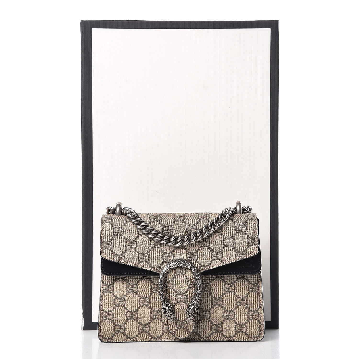 Gucci GG Supreme Monogram Mini Dionysus Shoulder Bag Black 17 of 17