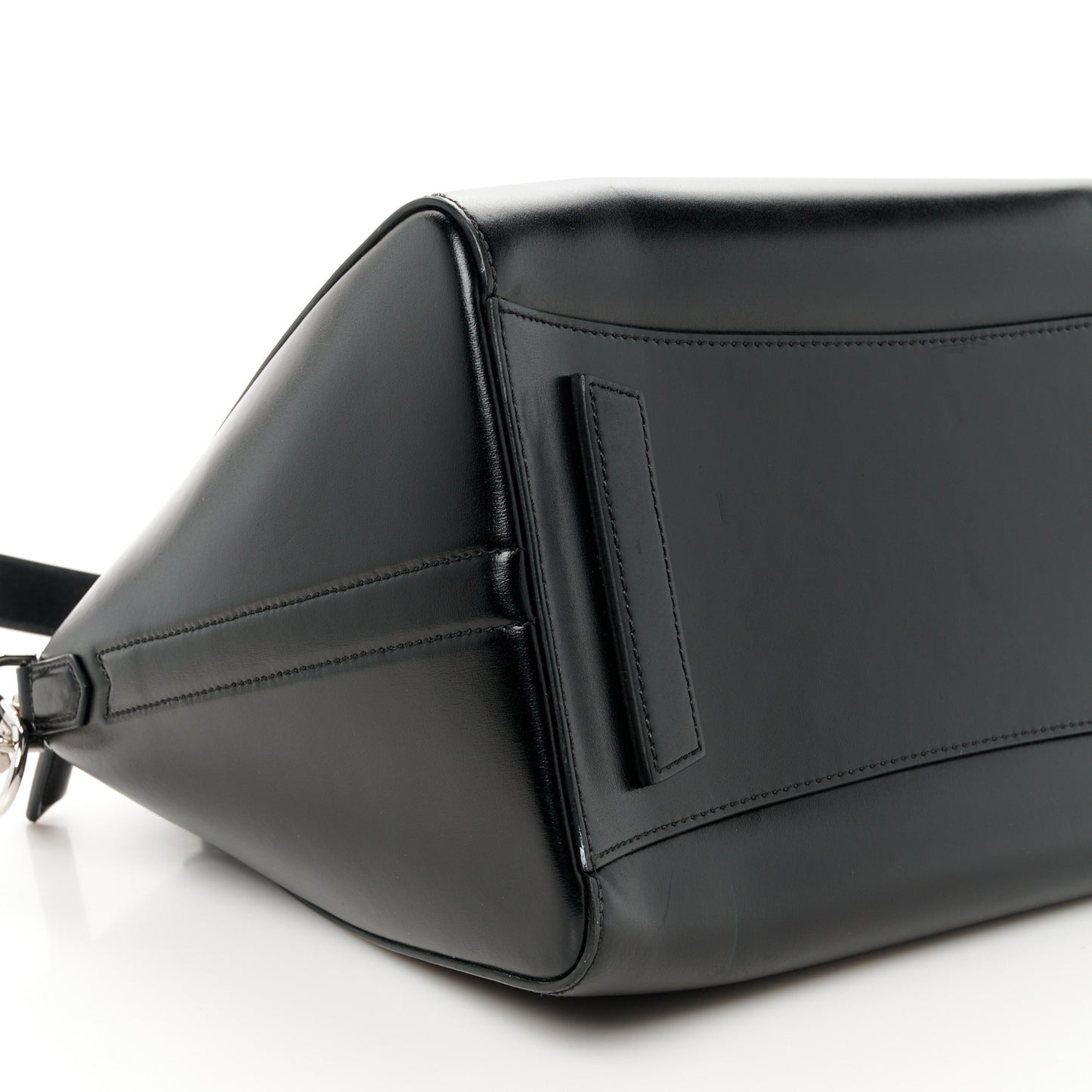 Shiny Lord Calfskin Medium Antigona Black