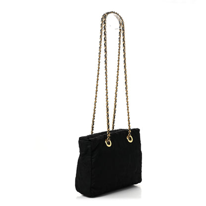 Prada Nylon Tessuto Impuntu Quilted Tote Black 3 of 10