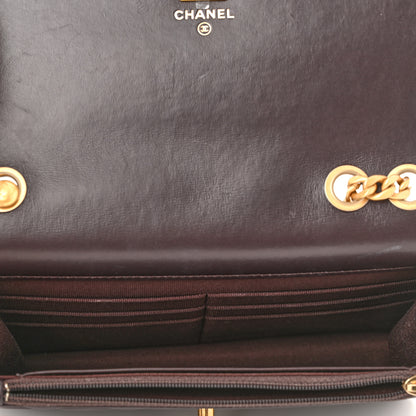 Chanel Lambskin Quilted Pillow Crush Wallet On Chain WOC Dark Brown 4 of 11