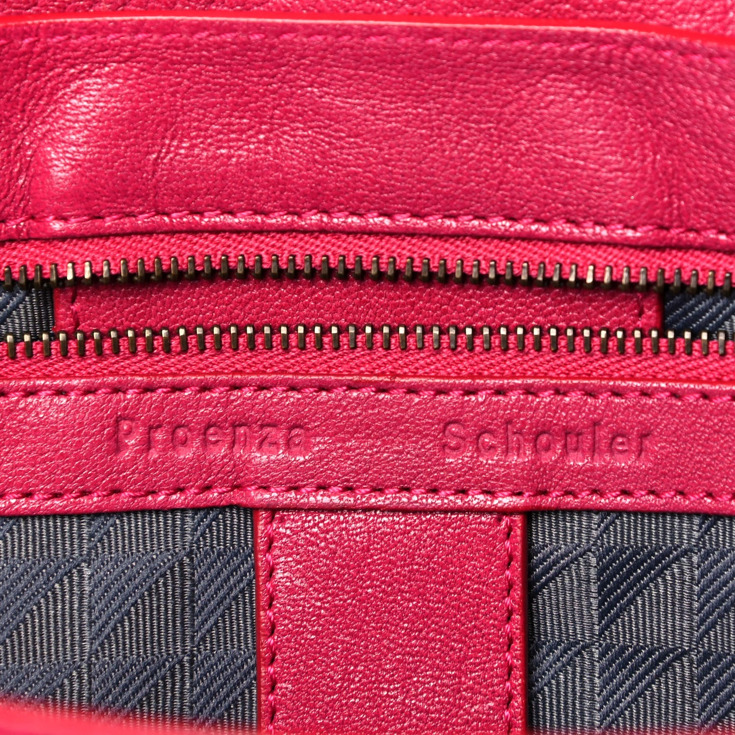 Lambskin Medium PS1 Satchel Red