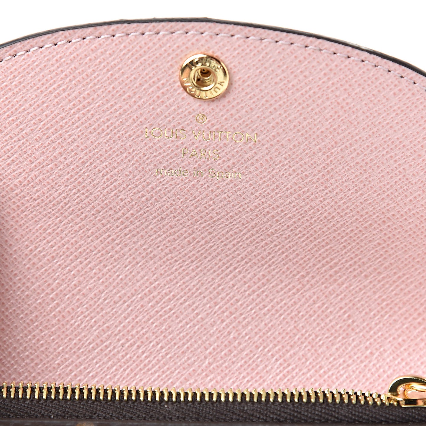 Monogram Rosalie Coin Purse Rose Ballerine