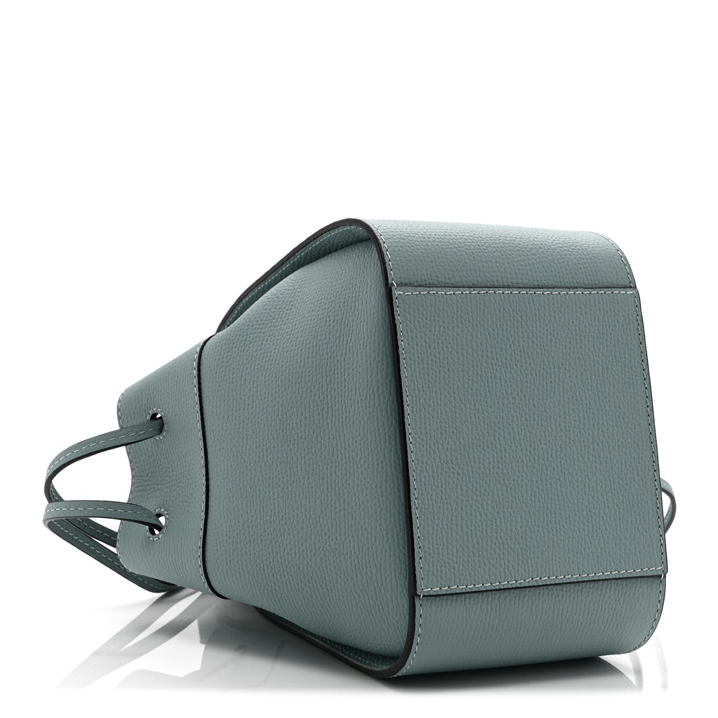 Pebble Grain Calfskin Mini Hammock Shoulder Bag Light Blue