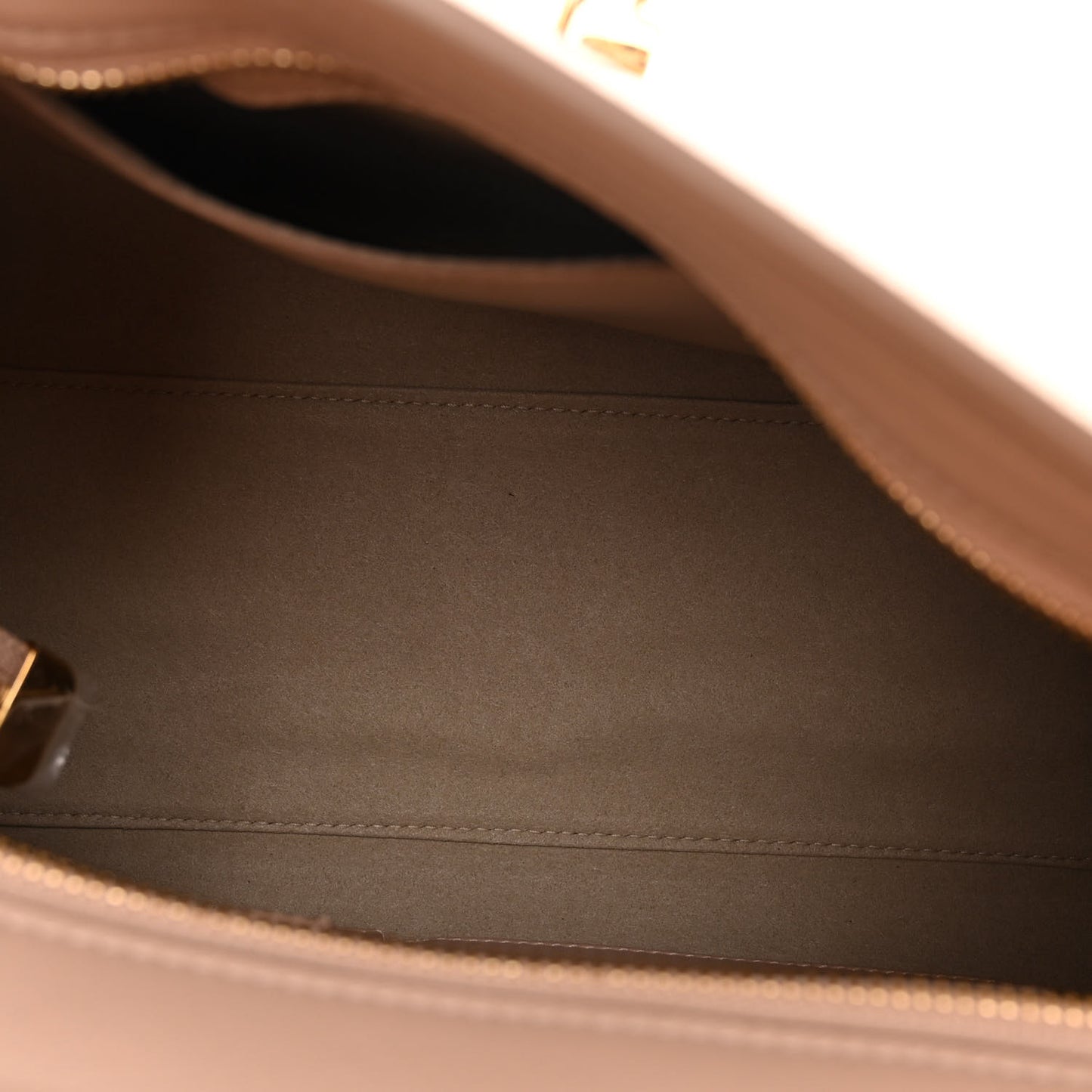 Calfskin Lizard Sofia Shoulder Bag Beige