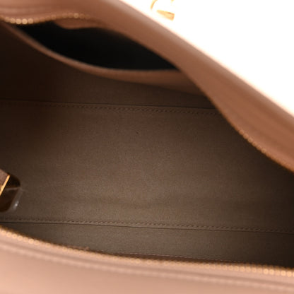 Salvatore Ferragamo Calfskin Lizard Sofia Shoulder Bag Beige 5 of 10