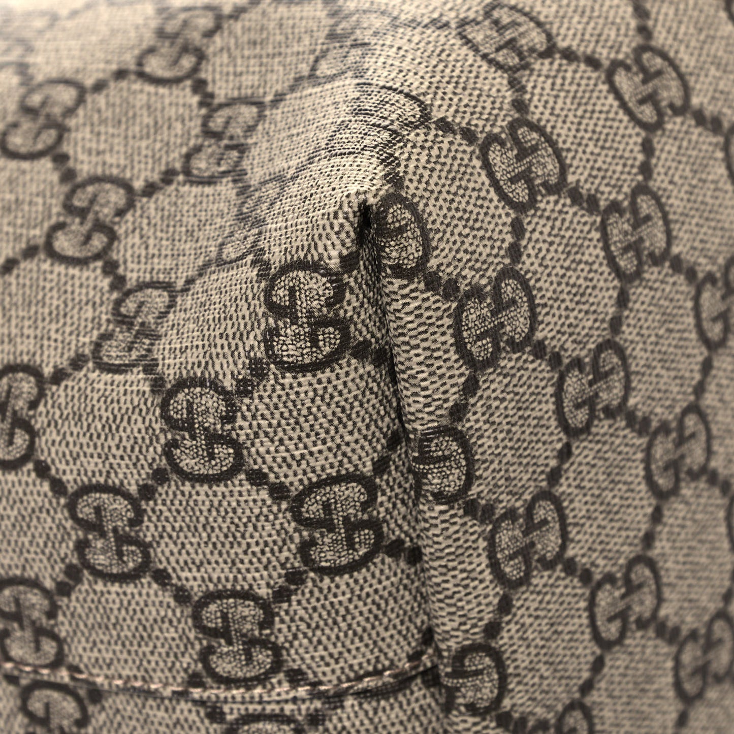 GG Supreme Monogram Medium Ophidia Shopping Tote Brown