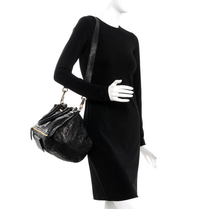 Givenchy Tumbled Sheepskin Medium Pandora Black 2 of 10