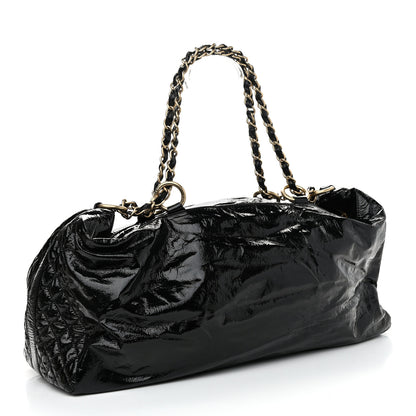 Chanel Vinyl XXL Rock and Chain Bowler Black 3 of 13