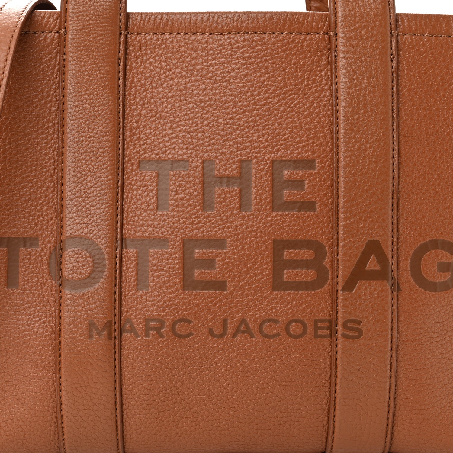 Marc Jacobs Grained Calfskin Medium The Tote Bag Argan Oil 9 of 12