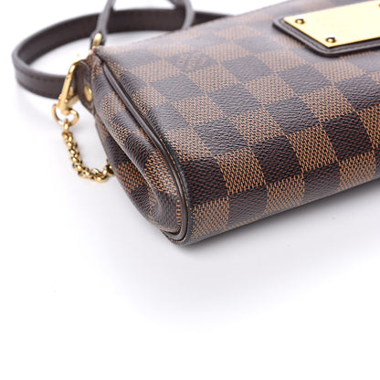Louis Vuitton Damier Ebene Eva Clutch 8 of 10