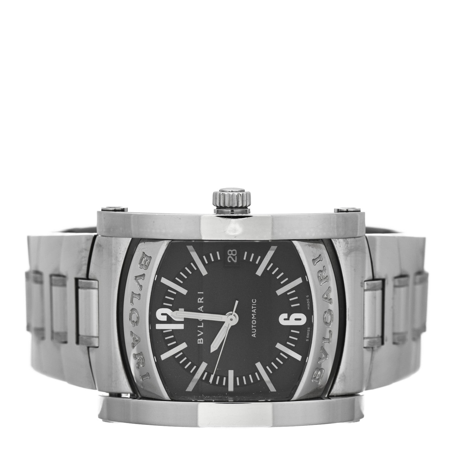 Bulgari Stainless Steel 35mm Assioma Automatic Watch Black 2 of 4
