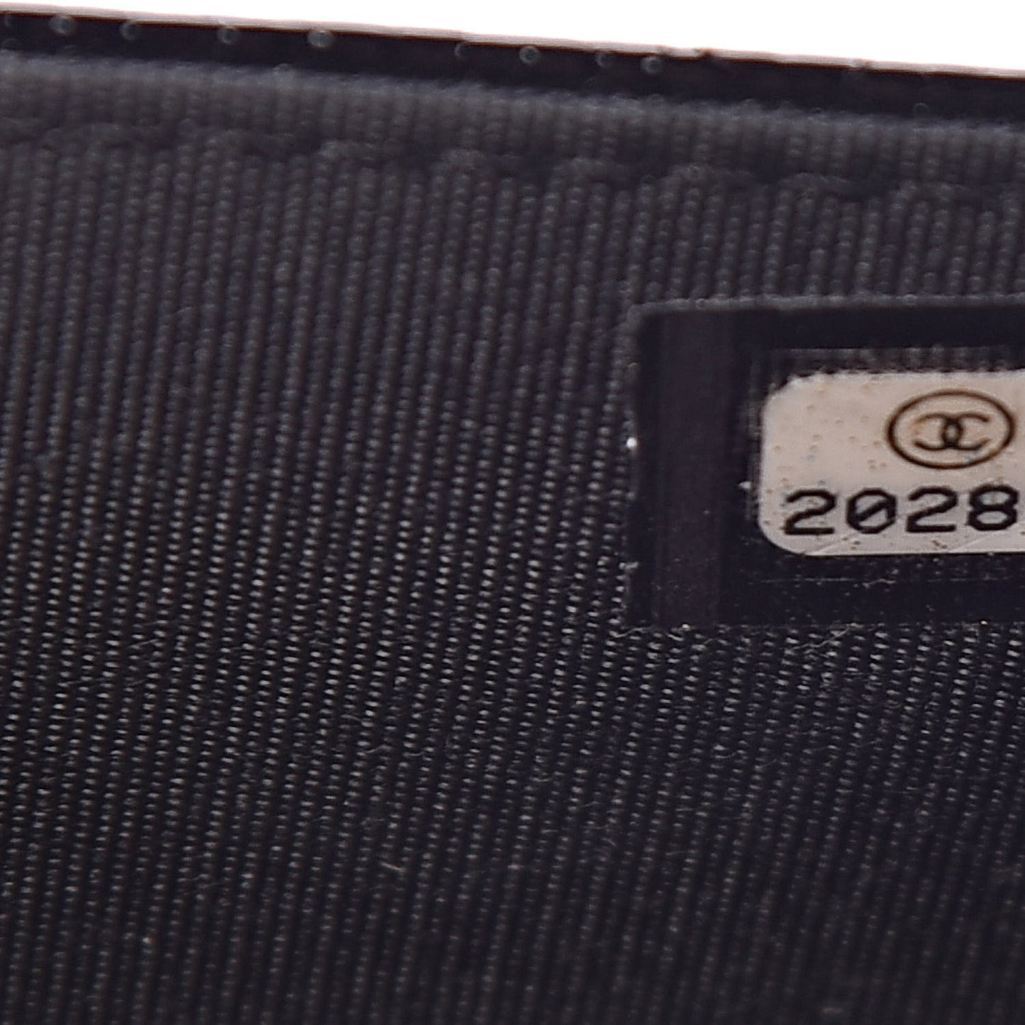 Patent Caviar Timeless CC Wallet on Chain WOC Black