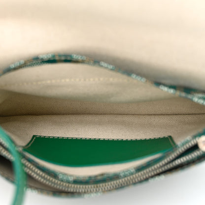 Goyard Goyardine Plumet Wallet Clutch Green 7 of 14