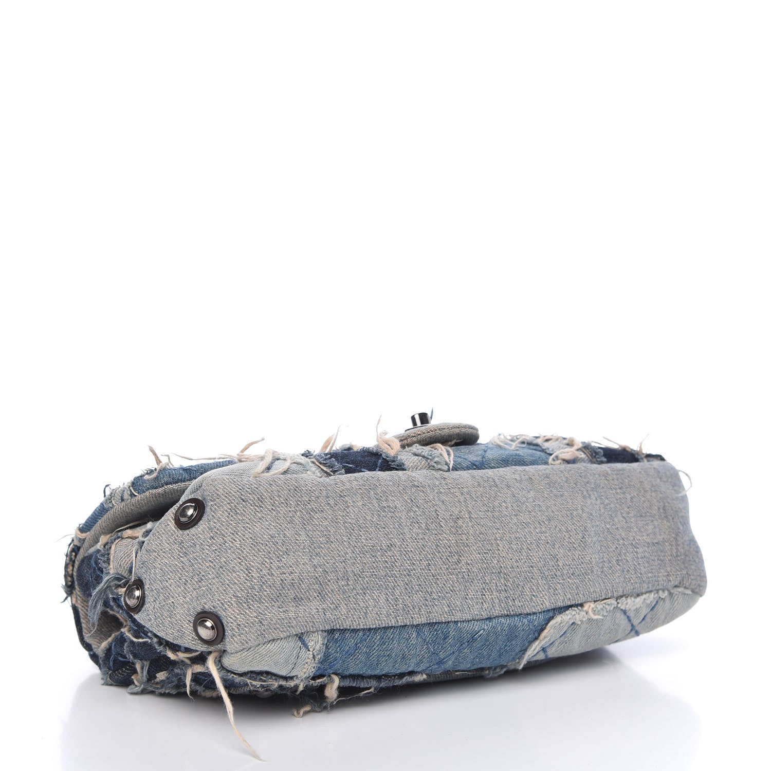 Chanel Denim Patchwork Paris Dallas Single Flap Blue 4 of 9