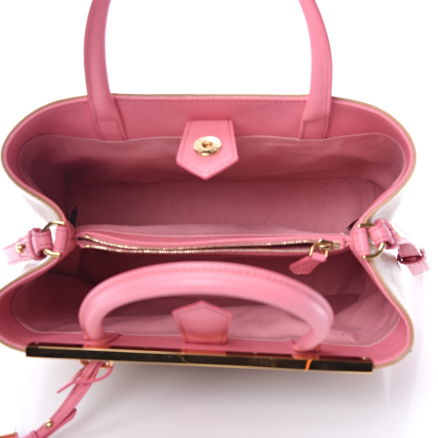 Vitello Elite Monster Petite 2Jours Tote Cuoio Lollypop Multicolor