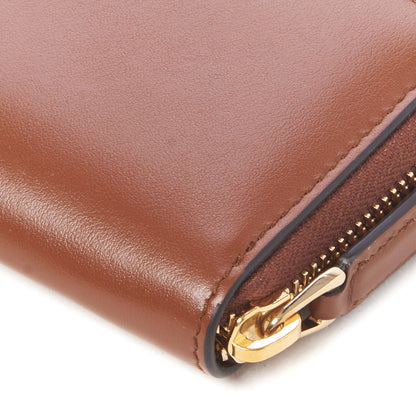 Gucci Plutone Calfskin Logo Zip Around Card Case Cuir 4 of 8