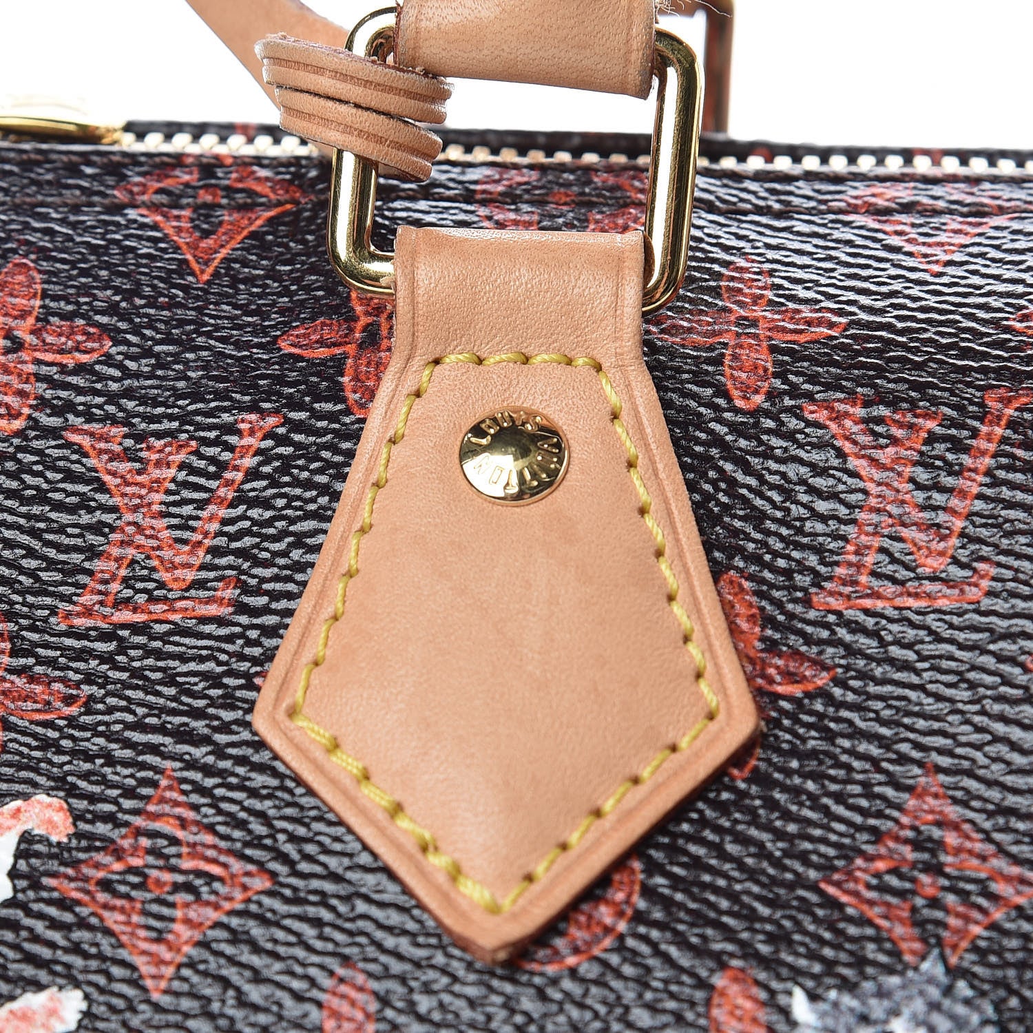 Louis Vuitton Catogram Speedy Bandouliere 30 Marron 11 of 16
