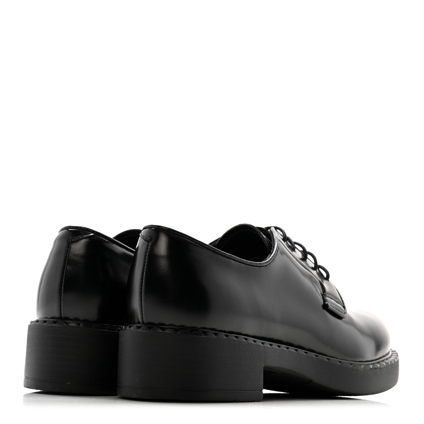 Spazzolato Calzature Donna 50mm Derby Loafers 39 Black