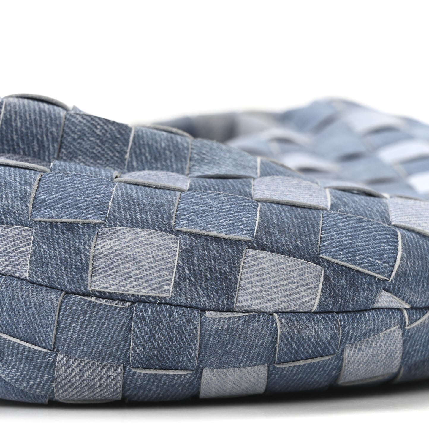 Nappa Denim Effect Intrecciato Mini Jodie Denim