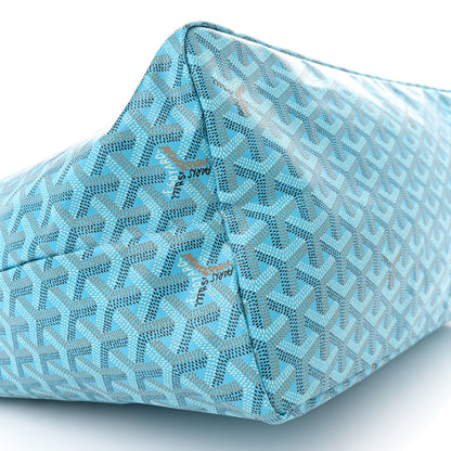 Goyard Goyardine Saint Louis GM Balise Beach Towel Set Turquoise 8 of 9