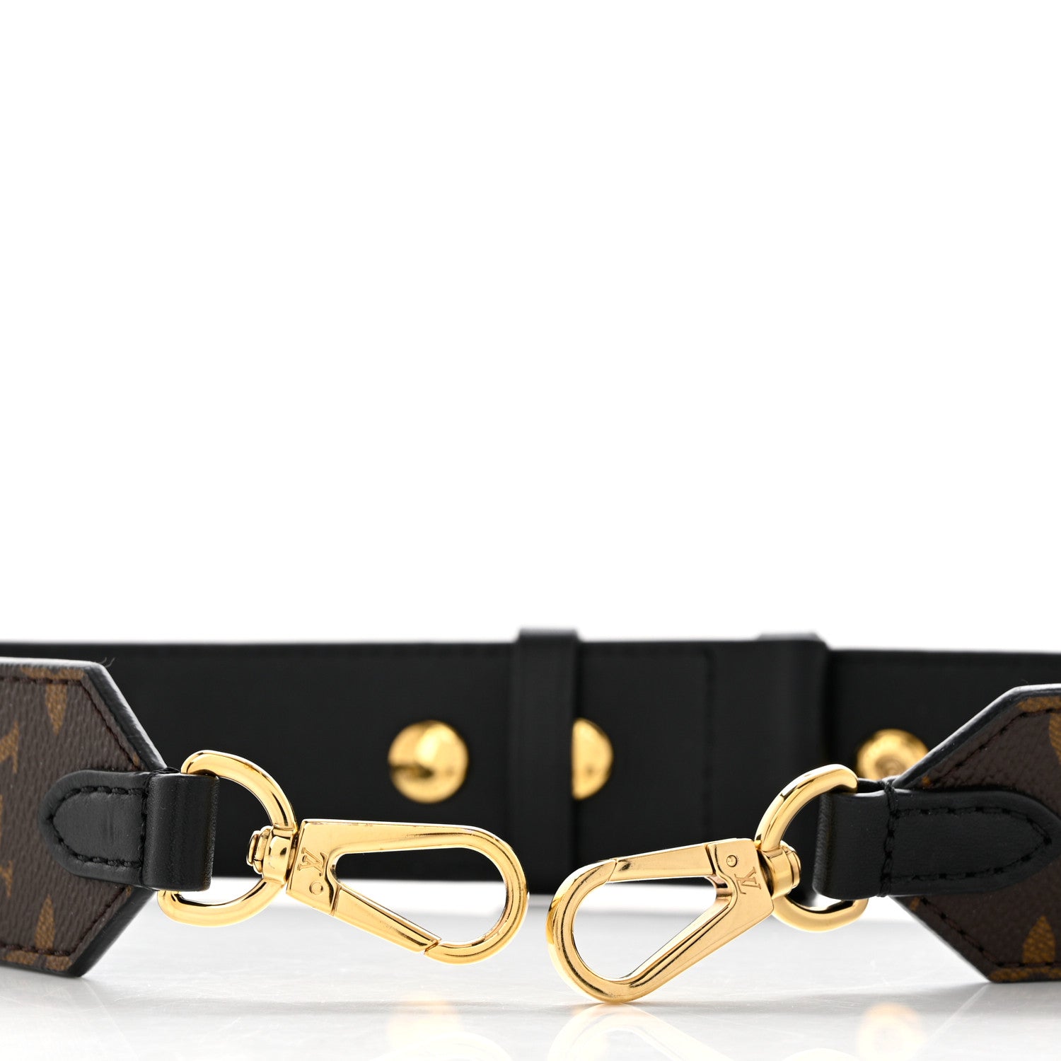 Louis Vuitton Monogram Adjustable Bandouliere Shoulder Strap Black 4 of 5