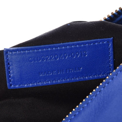 Saint Laurent Calfskin Classic Duffle 6 Blue 10 of 10