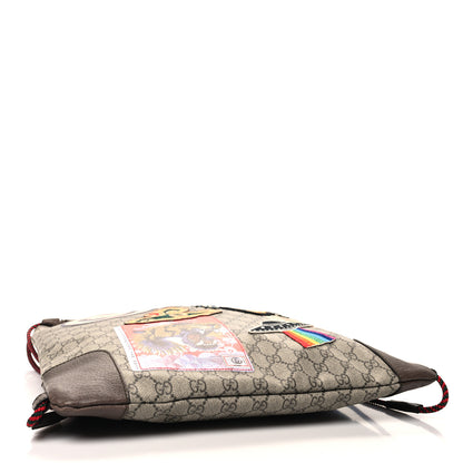 Gucci Soft GG Supreme Monogram Courrier Drawstring Backpack 4 of 11