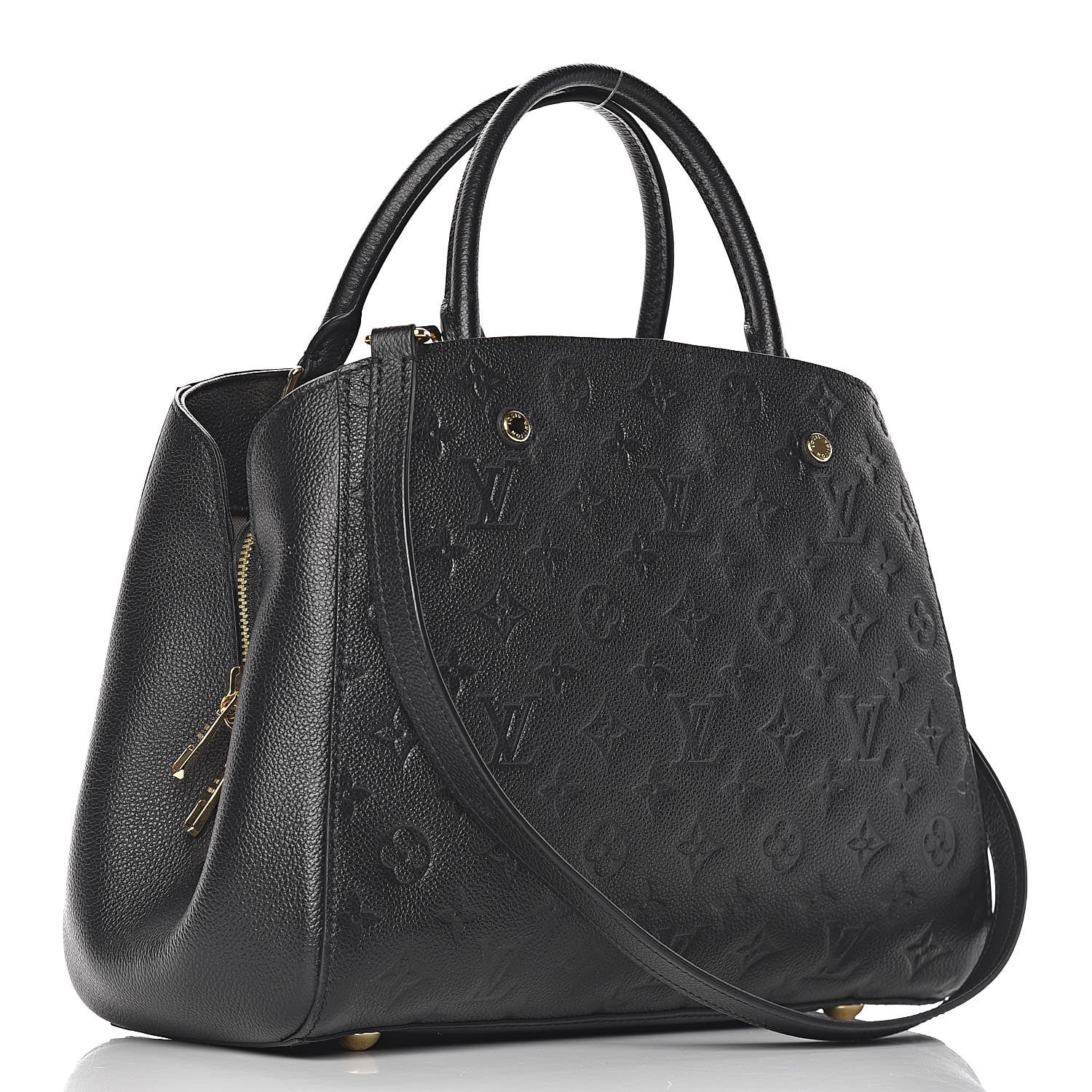 Louis Vuitton Empreinte Montaigne MM Black 3 of 12