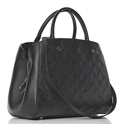 Louis Vuitton Empreinte Montaigne MM Black 3 of 12