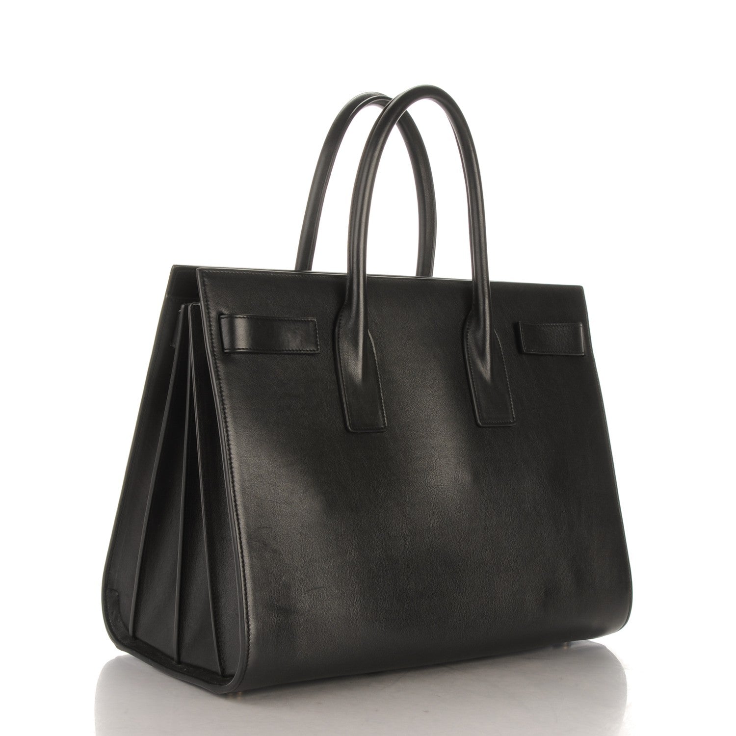 Saint Laurent Calfskin Large Sac De Jour Carryall Black 3 of 8