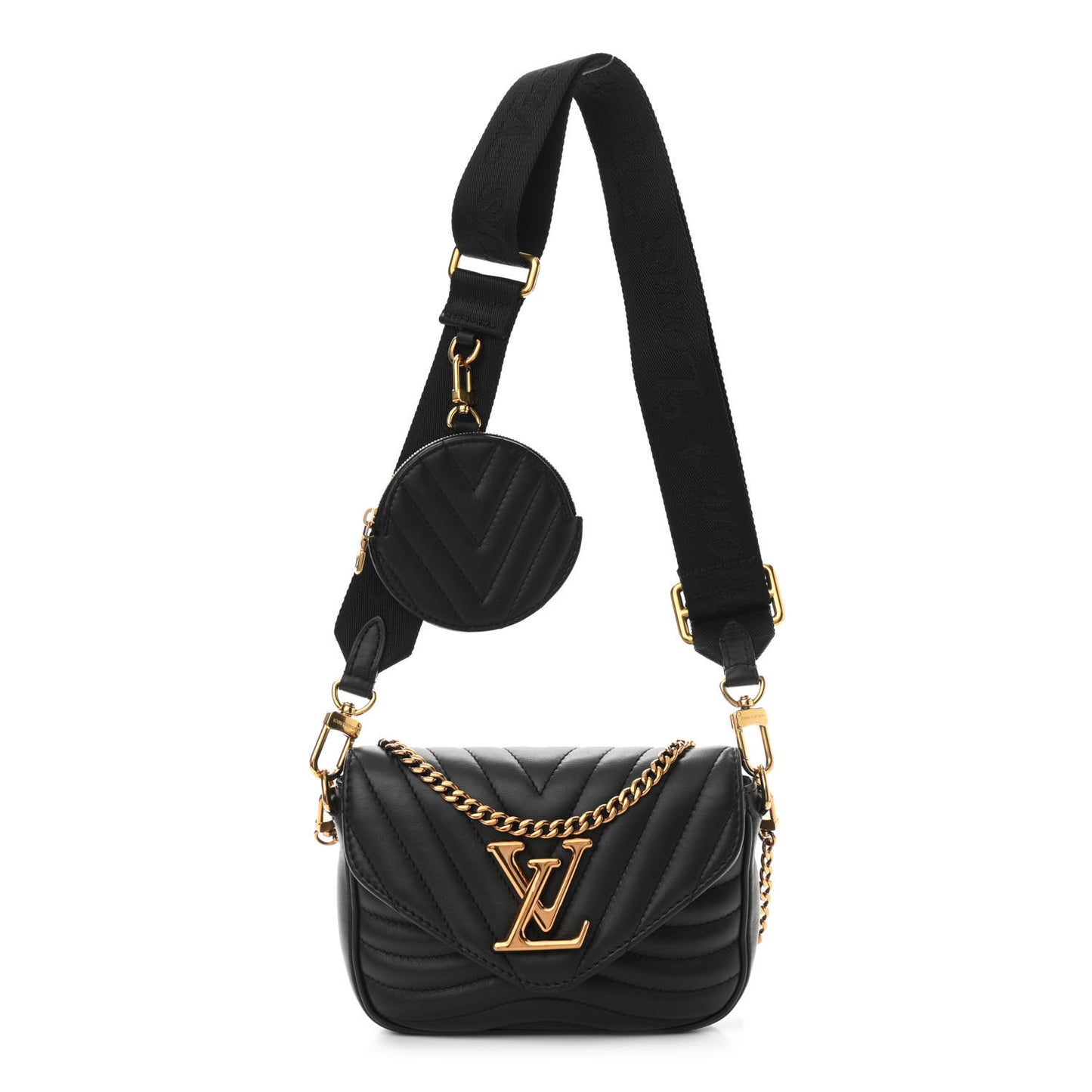 Calfskin New Wave Multi Pochette Black