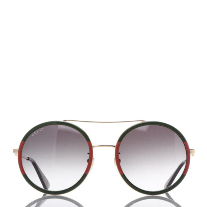 Gucci Round Sunglasses GG 0061S Green 3 of 8