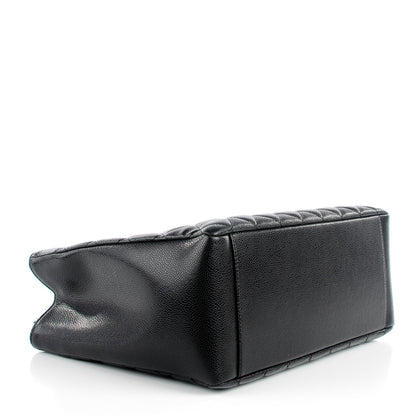 Chanel Caviar Quilted Grand Shopping Tote GST Black 4 of 7