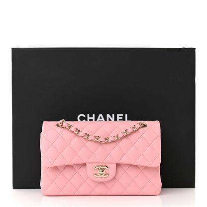 Chanel Caviar Quilted Small Double Flap Pink 11 of 11