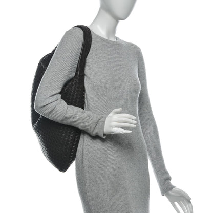 Bottega Veneta Nappa Intrecciato Maxi Veneta Hobo Ebano 2 of 7