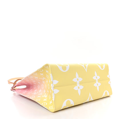 Louis Vuitton Monogram Giant By The Pool OnTheGo GM Light Pink 4 of 9
