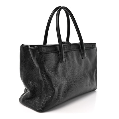 Chanel Calfskin Cerf Shopper Tote Black 3 of 10