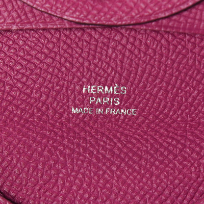 Hermes Epsom Bastia Coin Purse Rose Pourpre 6 of 7