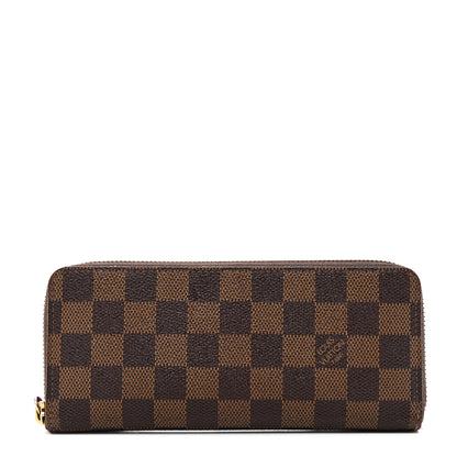 Louis Vuitton Damier Ebene Clemence Wallet Cherry 1 of 11