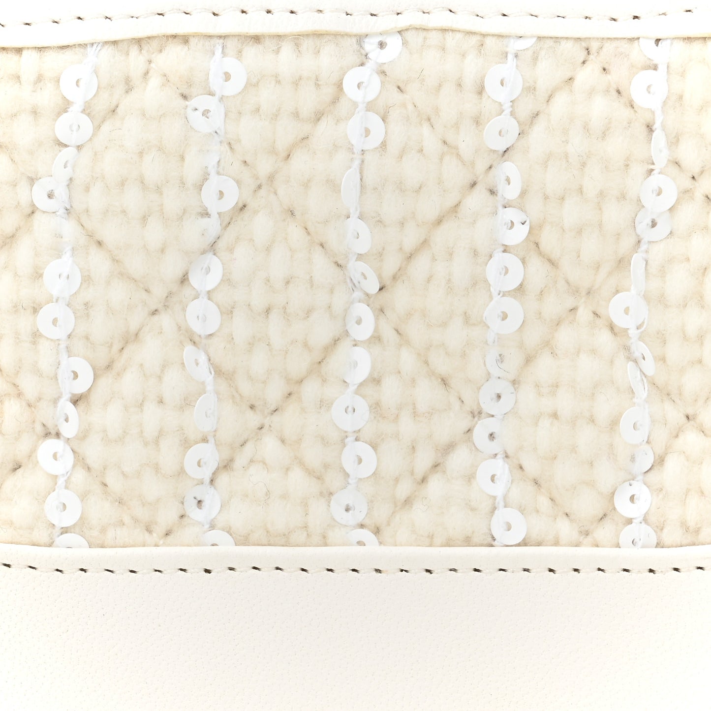 Lambskin Calfskin Tweed Success Story Set of 4 Minis Bags White