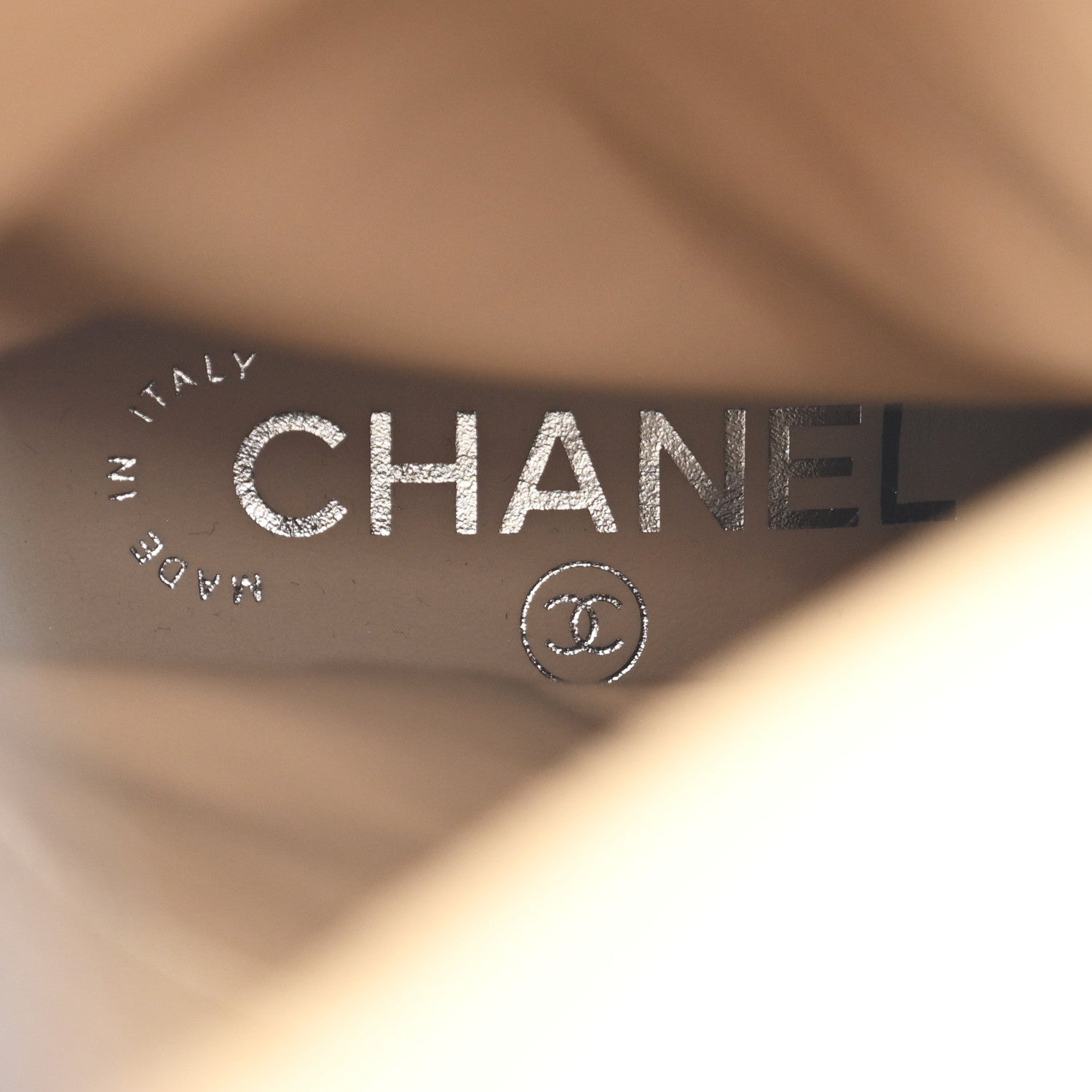 Chanel Glitter Patent Cap Toe High Boots 37 Black 7 of 8