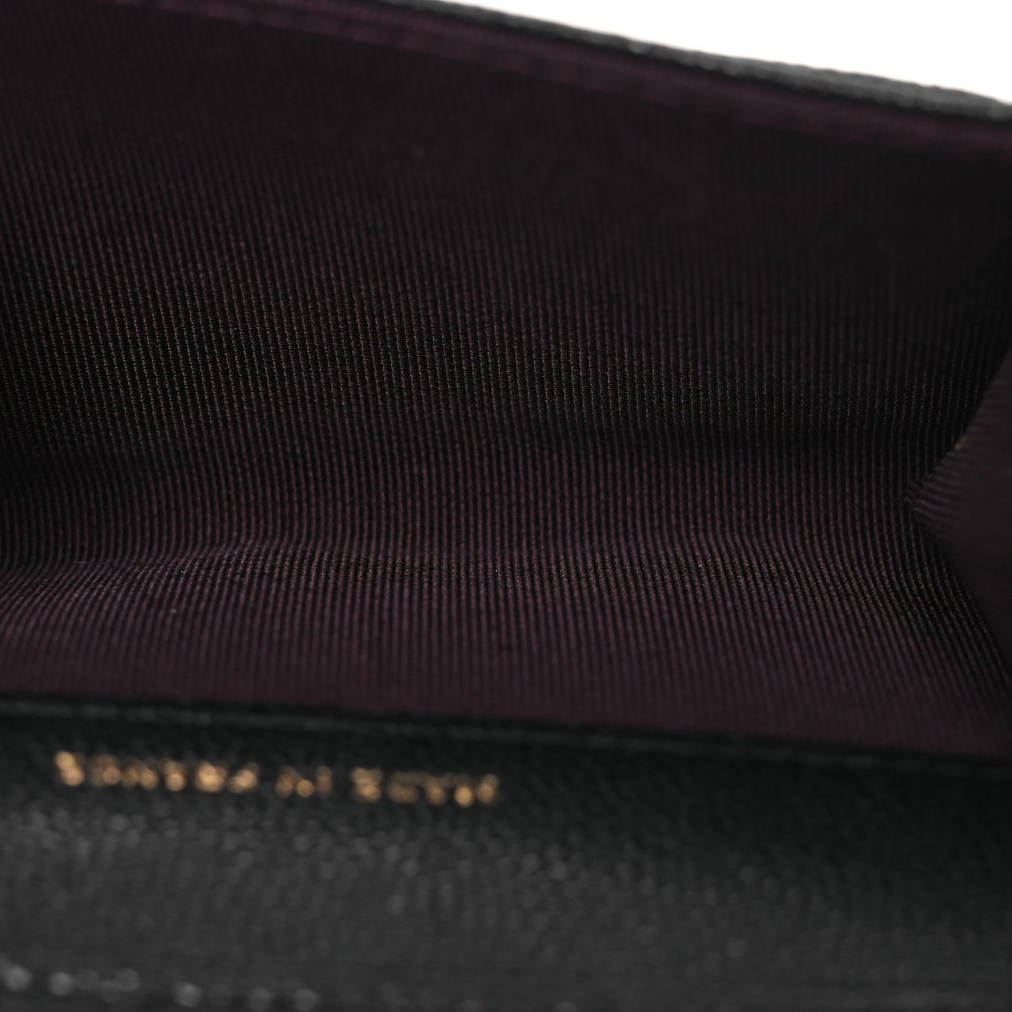 Caviar Quilted Belt Bag Black
