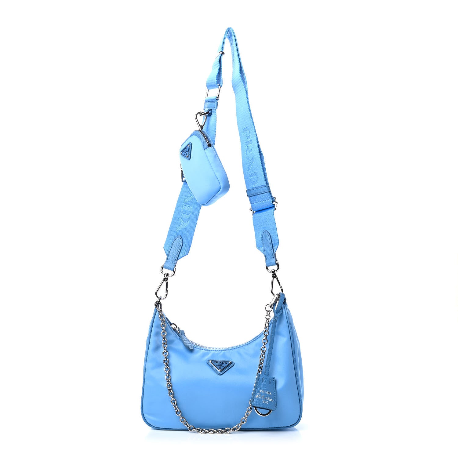 Prada Nylon Re-Edition 2005 Shoulder Bag Pervinca 1 of 9