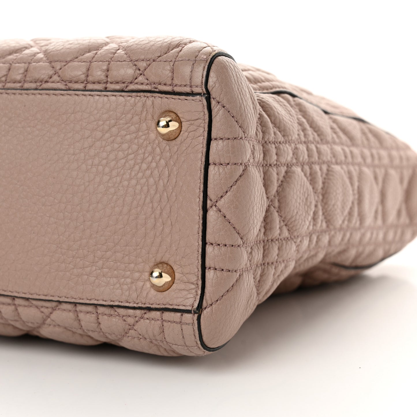 Grained Calfskin Cannage Large Lady Dior Light Pink