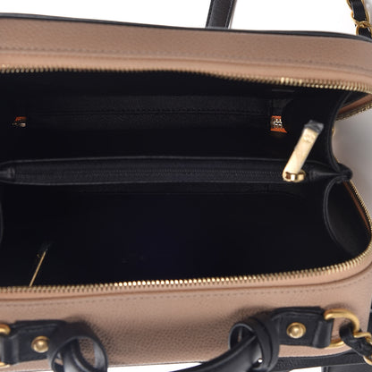 Chanel Caviar Quilted Medium CC Filigree Vanity Case Beige Black 6 of 11