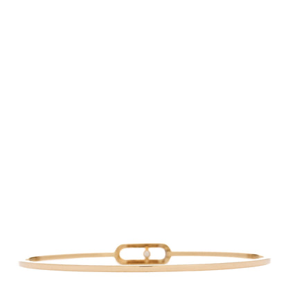 Messika 18K Yellow Gold Diamond Move Uno Pave Flex Bangle Bracelet 2 of 5