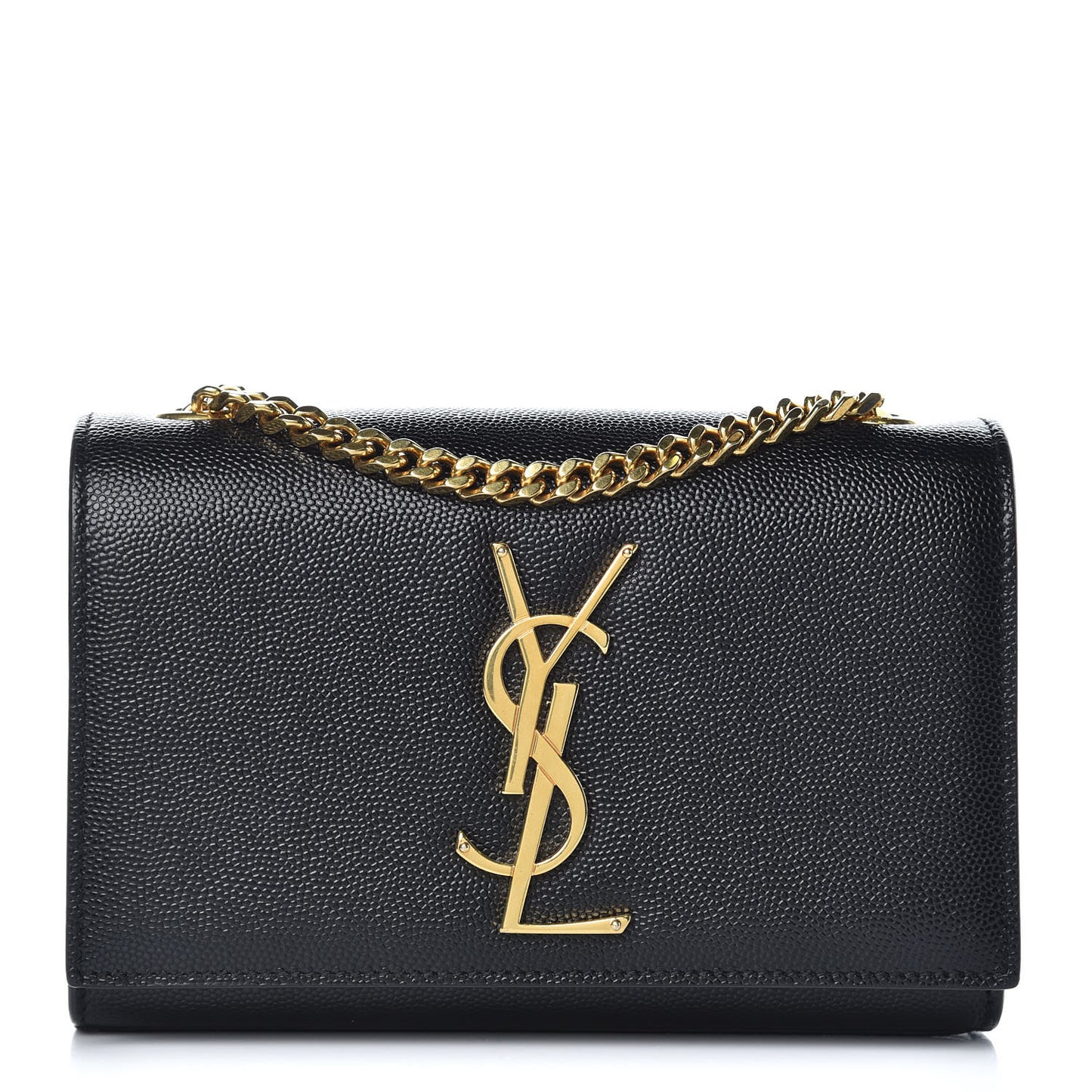 Grain De Poudre Small Monogram Kate Satchel Black