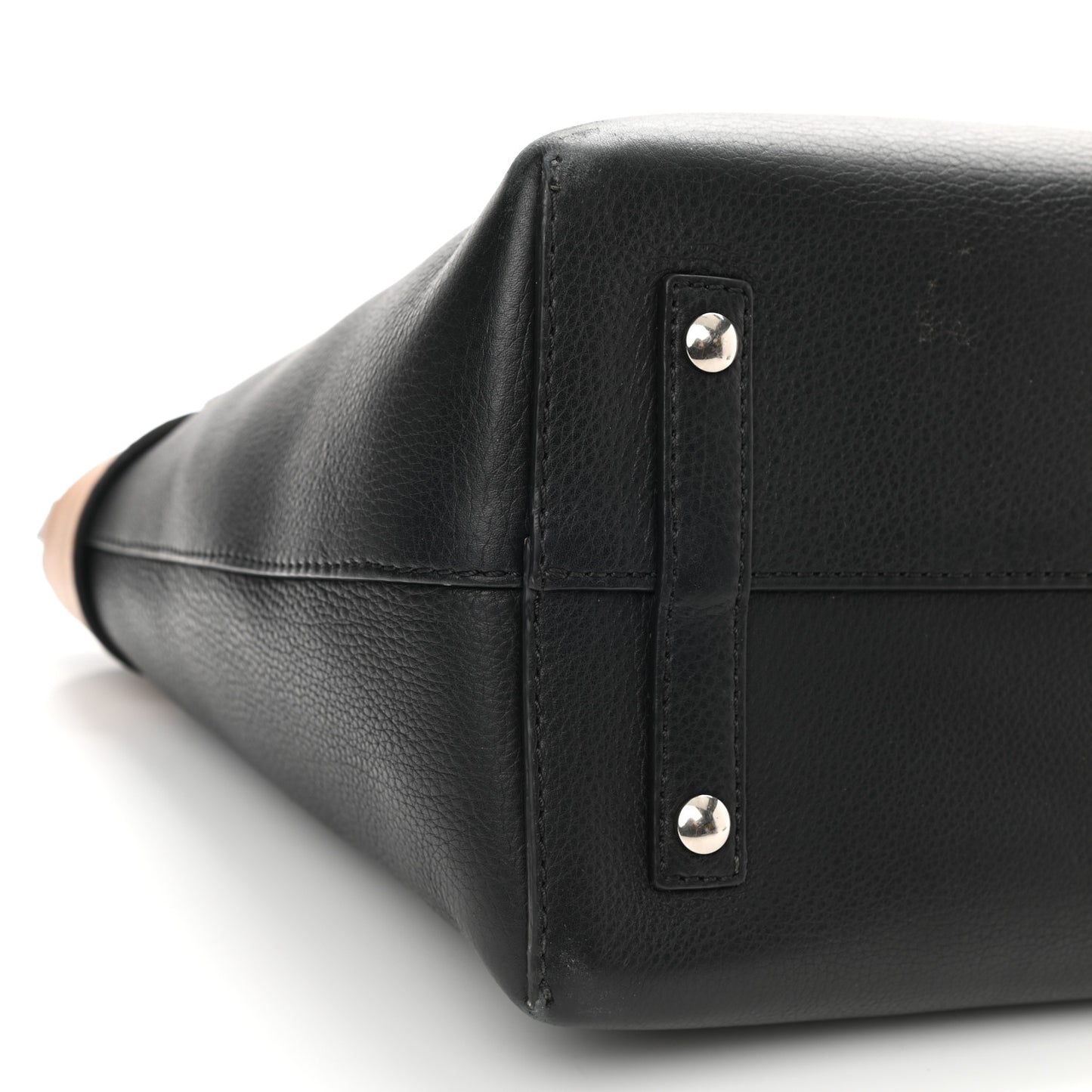 Soft Grain Calfskin Medium Belt Bag Black