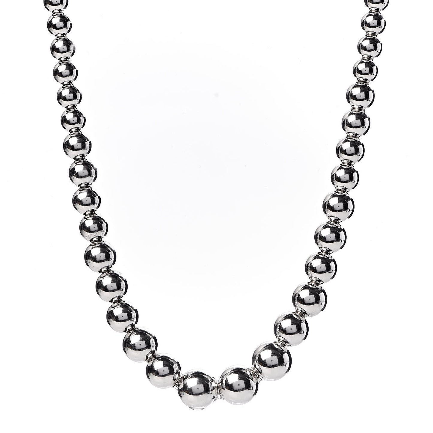 Sterling Silver HardWear Graduated Ball Necklace